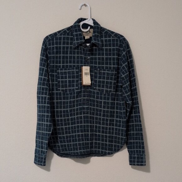 Ralph Lauren Double RL Navy Plaid Shirt - Picture 1 of 12
